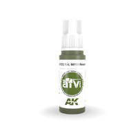 AK Interactive AFV Series: RAL 6011B Resedagrun Acrylic Paint 17ml 3rd Generation