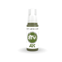 AK Interactive AFV Series: No.1 Light Green (FS34151) Acrylic Paint 17ml 3rd Generation