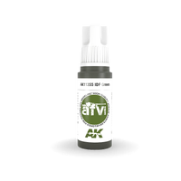 AK Interactive AFV Series: IDF Green Acrylic Paint 17ml 3rd Generation