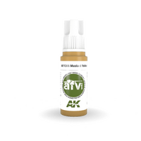 AK Interactive AFV Series: Mustard Yellow Acrylic Paint 17ml 3rd Generation [AK11366]
