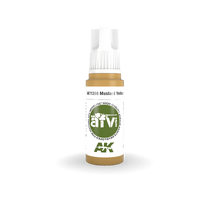 AK Interactive AFV Series: Mustard Yellow Acrylic Paint 17ml 3rd Generation