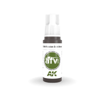 AK Interactive AFV Series: Russian Dark Brown 6K Acrylic Paint 17ml 3rd Generation