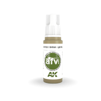 AK Interactive AFV Series: British Light Mud Acrylic Paint 17ml 3rd Generation