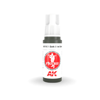 AK Interactive Figure Series: Dark Olive Green Acrylic Paint 17ml 3rd Generation