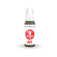 AK Interactive Figure Series: US Olive Base Uniform Acrylic Paint 17ml 3rd Generation