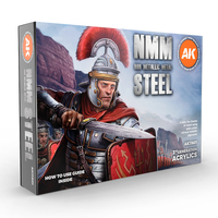 AK Interactive Non Metallic Metal: Steel Acrylic Paint Set 3rd Generation [AK11601]