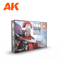 AK Interactive Non Metallic Metal: Steel Acrylic Paint Set 3rd Generation [AK11601]