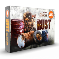 AK Interactive Rust Acrylic Paint Set 3rd Generation [AK11605]
