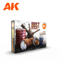 AK Interactive Rust Acrylic Paint Set 3rd Generation [AK11605]