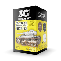 AK Interactive AFV Series: German Standard 37-44 Combo Acrylic Paint Set 3rd Generation [AK11645]