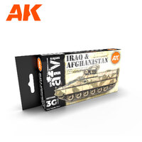 AK Interactive AFV Series: Iraq & Afghanistan Acrylic Paint Set 3rd Generation [AK11655]