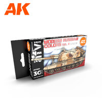 AK Interactive AFV Series: Modern Russian Colours Vol 2 Acrylic Paint Set 3rd Generation [AK11663]