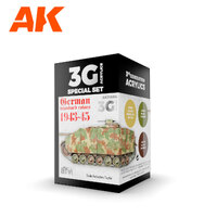 AK Interactive AFV Series: German Standard 44-45 Combo Acrylic Paint Set 3rd Generation [AK11664]