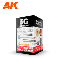 AK Interactive AFV Series: Standard Tools All Eras Combo Acrylic Paint Set 3rd Generation [AK11670]