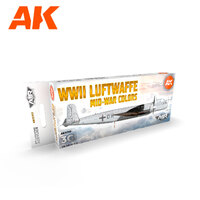 AK Interactive Air Series: WWII Luftwaffe Mid-War Colors Acrylic Paint Set 3rd Generation [AK11717]