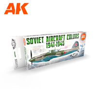 AK Interactive Air Series: Soviet Aircraft Colors 1941-1945 Acrylic Paint Set 3rd Generation [AK11741]