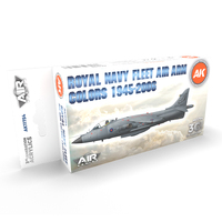 AK Interactive Air Series: RN Fleet Air Arm Aircraft Colors 1945-2010 Acrylic Paint Set 3rd Generation [AK11754]