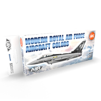 AK Interactive Air Series: Modern Royal Air Force Aircraft Colors Acrylic Paint Set 3rd Generation [AK11755]