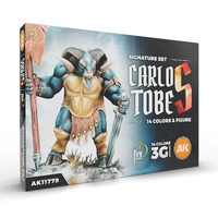 AK Interactive Signature Set: Carlos Tobes - 14 Colours + Figure