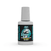 AK Interactive CA Glue: Magnet 8g Standard Density Cyanoacrylate w/ Brush