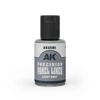 AK Interactive Precision Paneliner - Light Grey 30ml