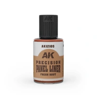 AK Interactive Precision Paneliner - Fresh Rust 30ml