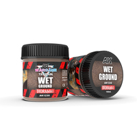 AK Interactive Wargame: Wet Ground Terrain Paste 100ml [AK1230]