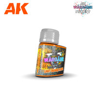 AK Interactive Wargame: Light Orange Fluor Enamel Liquid Pigment 35ml