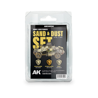 AK Interactive Liquid Pigment: Sand & Dust Set