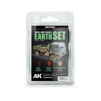 AK Interactive Liquid Pigment: Earth Set