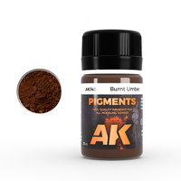 AK Interactive Weathering: Burnt Umber 35ml Pigment [AK143]