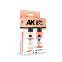 AK Interactive Dual Exo Twinkle Pink & Char’s Pink Paint Set