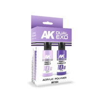 AK Interactive Dual Exo Purple Nebula & Purple Andromeda Paint Set