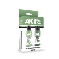 AK Interactive Dual Exo Ghost Green & Rebel Green Paint Set