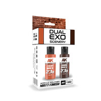 AK Interactive Dual Exo Light Brick & Dark Brick Paint Set