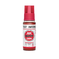 AK Interactive Quick Gen: Infernal Red - 18ml Acrylic Paint
