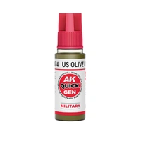 AK Interactive Quick Gen: US Olive Uniform - 18ml Acrylic Paint