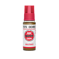 AK Interactive Quick Gen: Ochre Green - 18ml Acrylic Paint