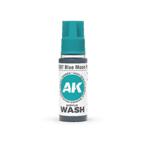 AK Interactive Acrylic Wash: Blue Moon Wash 18ml