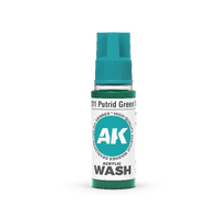 AK Interactive Acrylic Wash: Putrid Green Wash 18ml