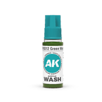 AK Interactive Acrylic Wash: Green Wash 18ml