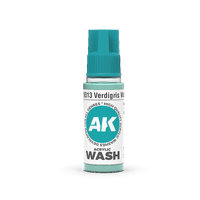AK Interactive Acrylic Wash: Verdigris Wash 18ml
