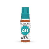 AK Interactive Acrylic Wash: Light Rust Wash 18ml