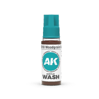 AK Interactive Acrylic Wash: Woodgrain Wash 18ml