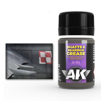 AK Interactive Weathering: Grease Shafts & Bearings 35ml Enamel Paint [AK2032]