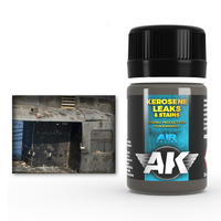 AK Interactive Weathering: Kerosene Leaks & Stains 35ml Enamel Paint [AK2039]
