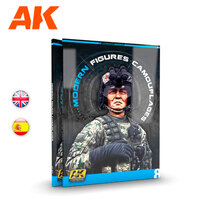 AK Interactive Learning Series 8 - Modern Figures Comouflages Book [AK247]