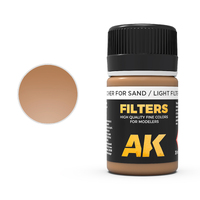 AK Interactive Weathering: Light Filter For Wood 35ml Enamel Paint [AK261]