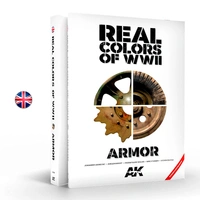 AK Interactive Book: Real Colors Of WWII Armor New 2nd Extended Update Version -English