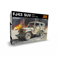 AK Interactive 1/35 FJ43 Suv With Hard Top Plastic Model Kit